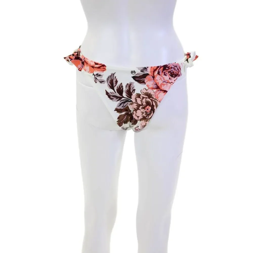 Maaji Women's Swimsuit Floral Cheeky Bikini Swimsuit Bottom Size L